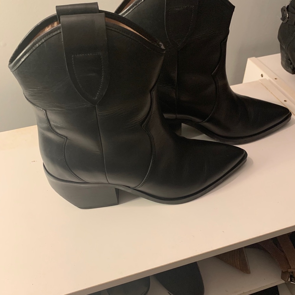 Inch2 leather western boots
